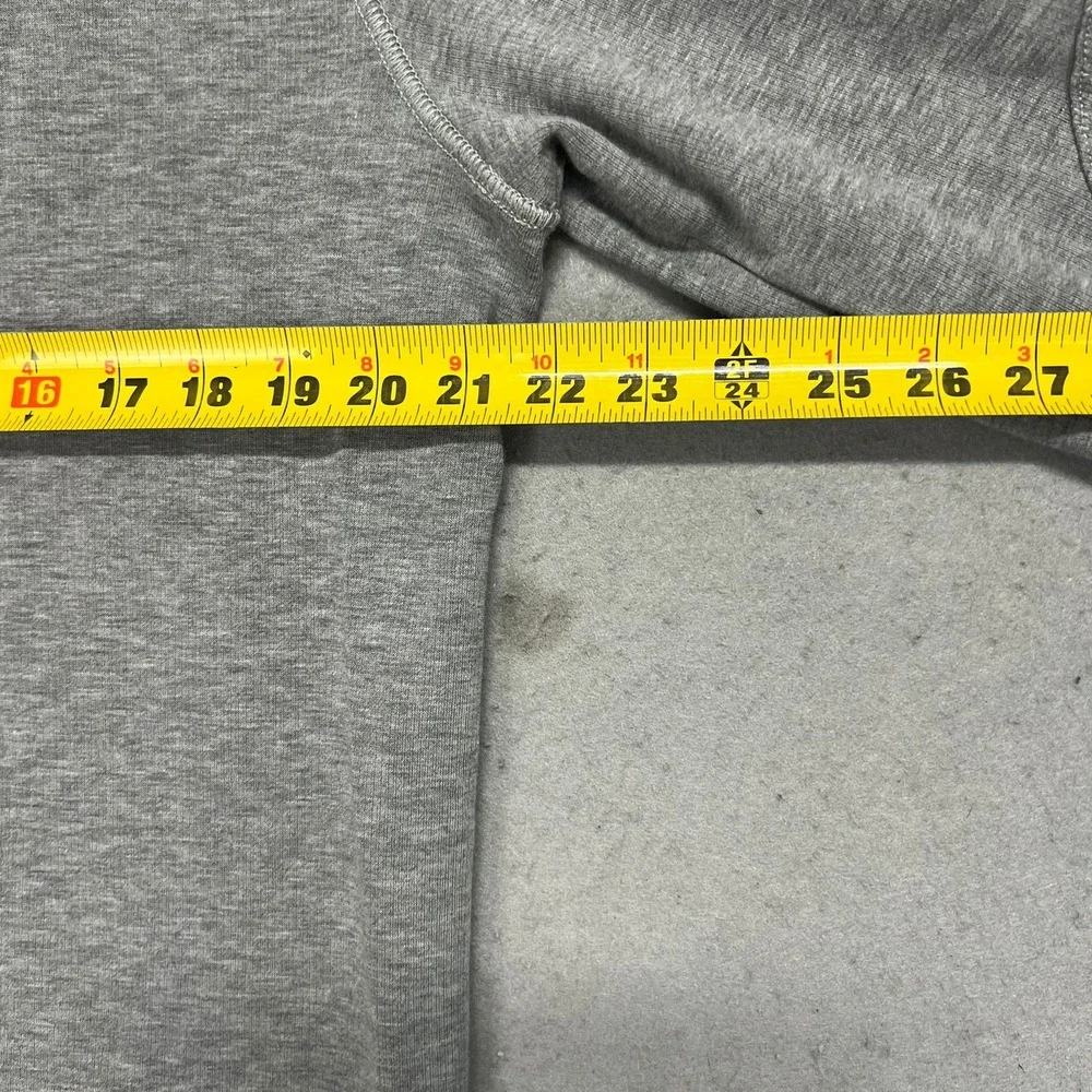 Hugo Boss Mens Grey Quarter Zip Pullover Sweatshirt Elbow Patches Size L (EU XL)